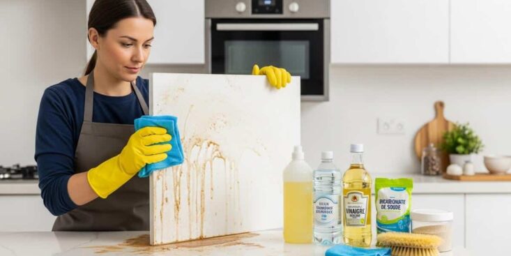Soonnight.com -Meubles de cuisine : 5 méthodes d’experts pour dégraisser et les retrouver comme neufs