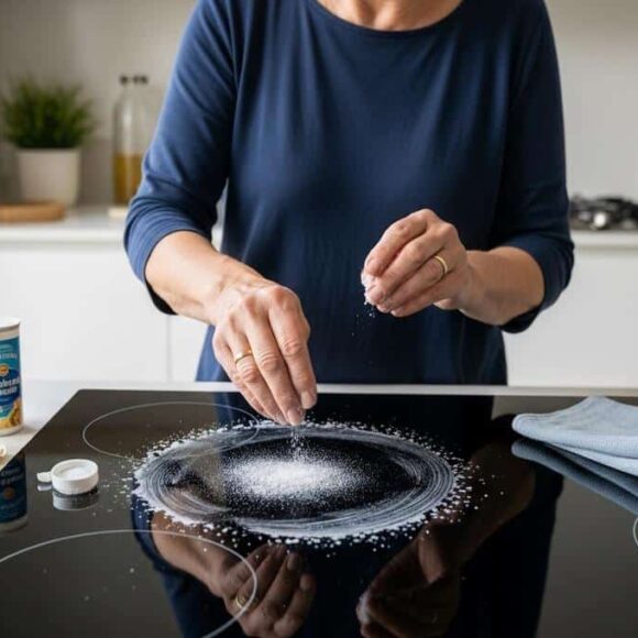 Marre des traces blanches sur vos plaques vitrocéramiques et induction? Le secret simple pour les effacer sans effort