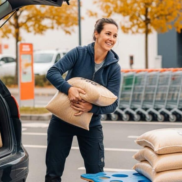 SoonNight - Leclerc vend 600 kg de granulés de bois à moins de 450€ pour passer l’hiver