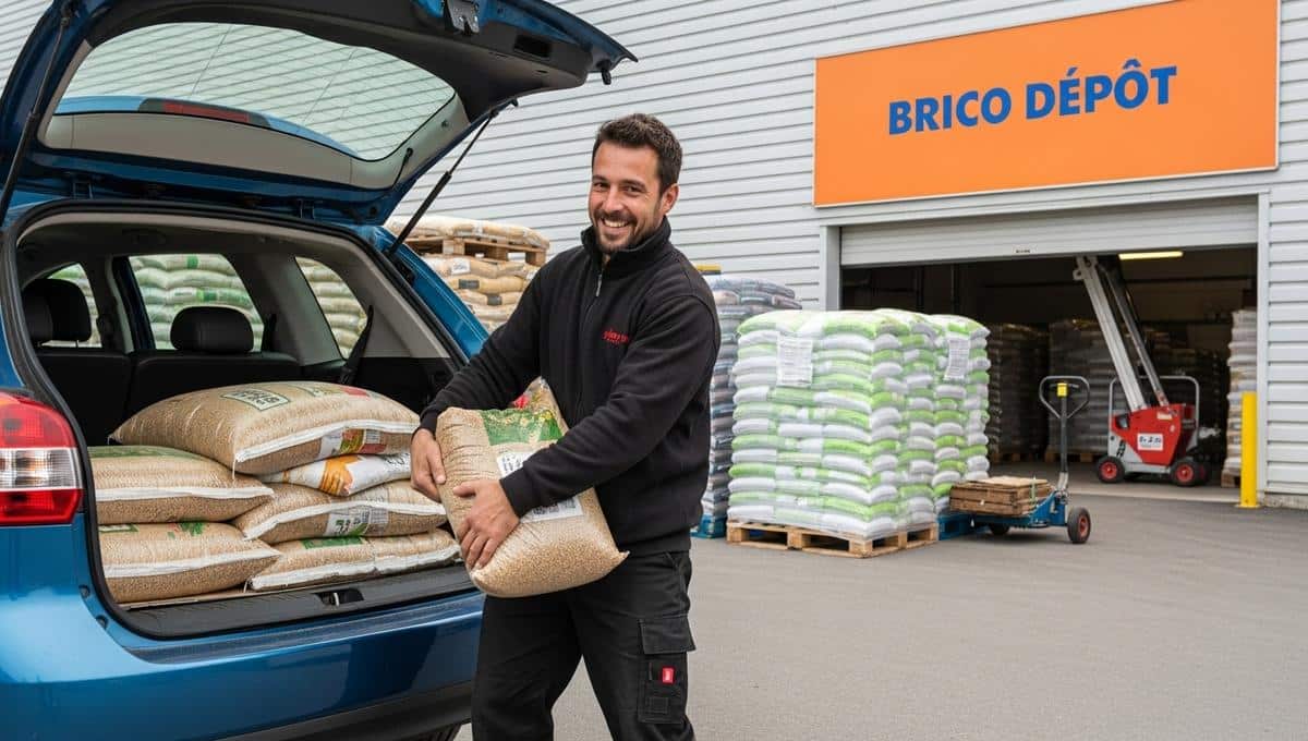 SoonNight - Brico Dépôt casse le prix des sacs de pellets: on fait le plein pour l'hiver