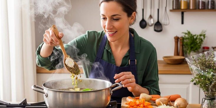 SoonNight - Lentilles: cuisson au bouillon aromatisé, 10 fois plus de goût qu’à l’eau