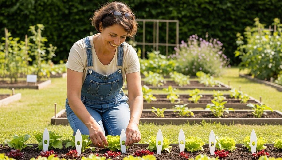 SoonNight - Jardin: plantez une fourchette en plastique pour éloigner chats et oiseaux et protéger vos semis