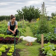 SoonNight - Canard coureur indien: régule les limaces au potager sans abîmer vos plantations