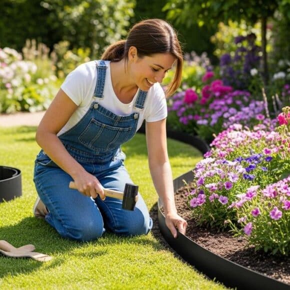 SoonNight - Lidl propose une bordure souple à 4,99 € : fini les bordures bancales au jardin