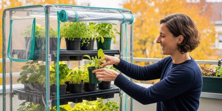 SoonNight - Cdiscount propose une serre de jardin à 65 € pour prolonger les récoltes cet automne