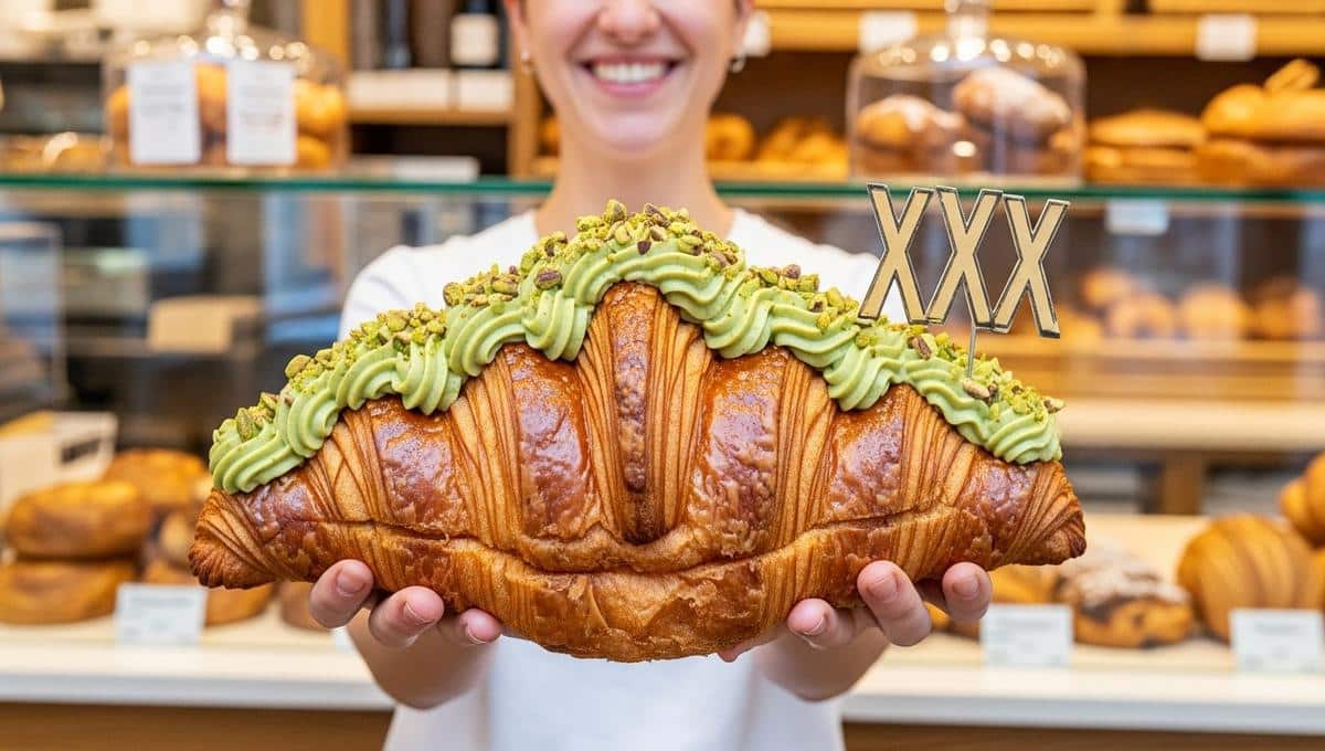 SoonNight - Philippe Conticini lance à Paris un croissant XXL à la pistache, disponible quelques jours