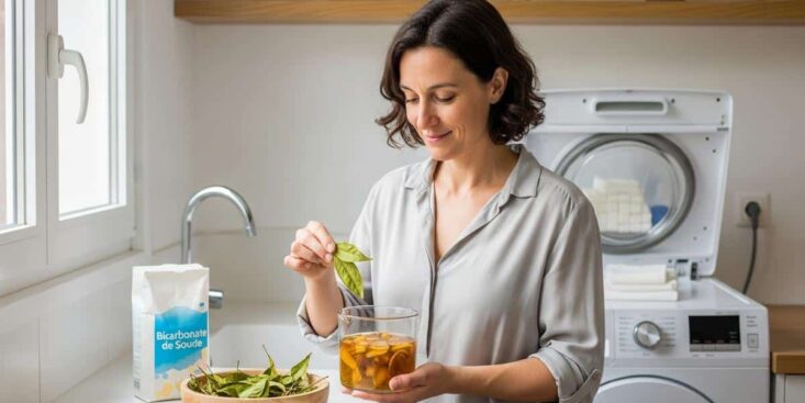 SoonNight - Feuille de laurier dans la machine: elle neutralise les odeurs et adoucit le linge naturellement