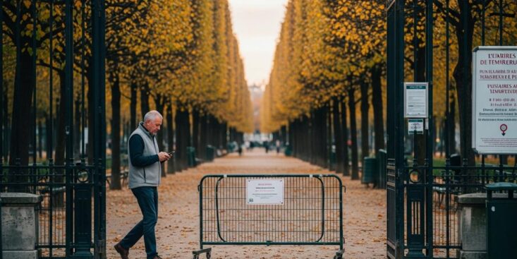 SoonNight - Parcs et jardins à Paris ferment plus tôt dès ce dimanche avec le passage à l’heure d’hiver
