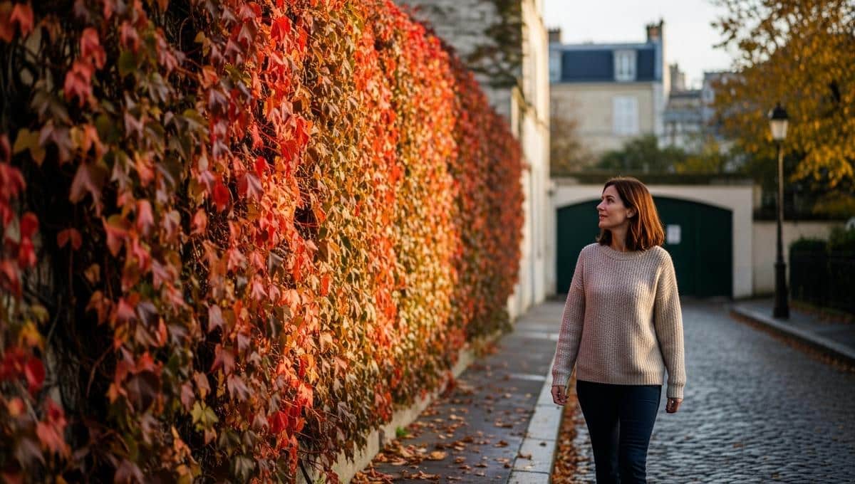 SoonNight - Mur de feuilles de Montmartre rue Saint-Vincent: la meilleure période pour l’admirer en octobre avant la chute des feuilles