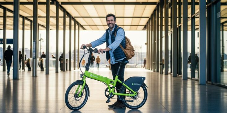 Lepointdujour.fr - Lidl lance son tout premier vélo électrique pliant en France: prix compétitif et format compact pour les trajets urbains