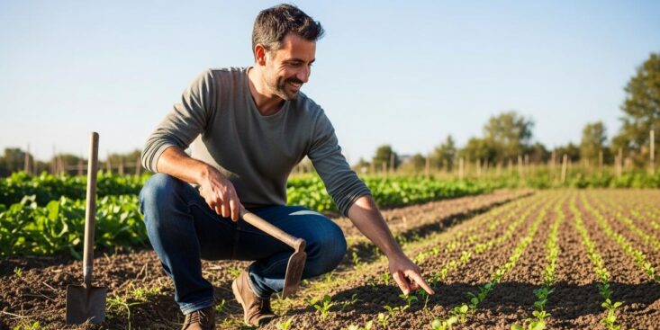 Lepointdujour.fr - Faux semis: gardez un potager propre sans désherber avant de semer