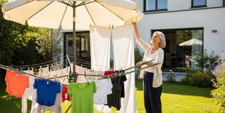 Lepointdujour.fr - Séchoir Lidl à 24€: étend jusqu'à 5 lessives dehors, idéal pour les familles nombreuses
