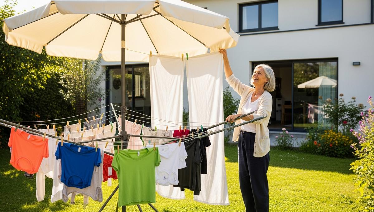 Lepointdujour.fr - Séchoir Lidl à 24€: étend jusqu'à 5 lessives dehors, idéal pour les familles nombreuses