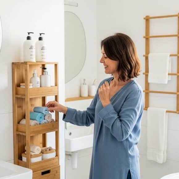 Lepointdujour.fr - Meuble Lidl à moins de 13 € optimise l'espace de la salle de bain, 91 % des clients le recommandent