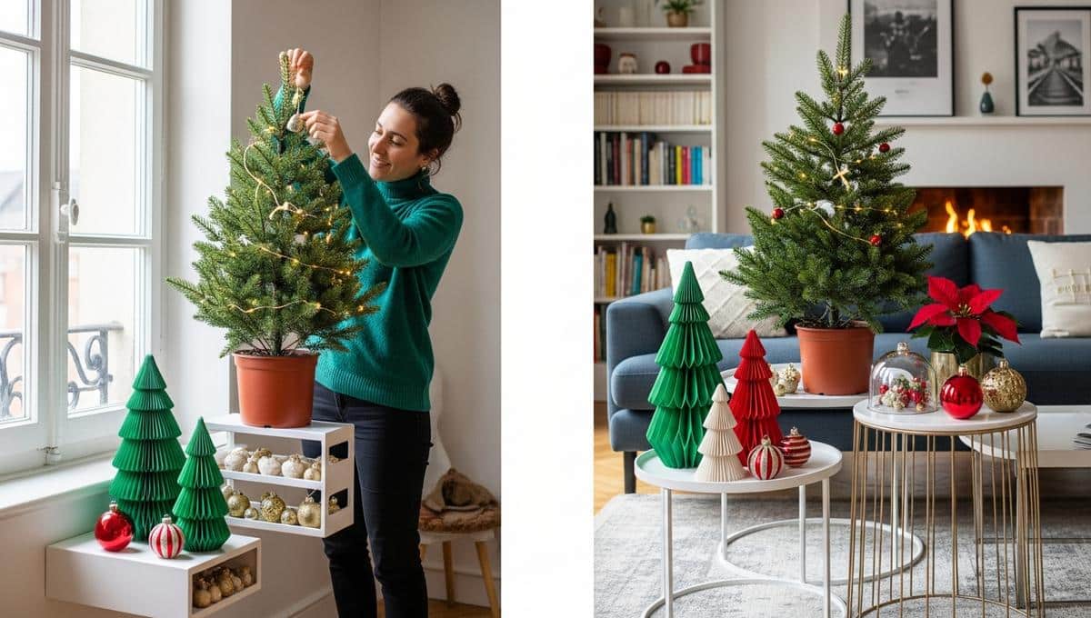 Lepointdujour.fr - IKEA vend des mini sapins de Noël à 20 €, parfaits pour petits espaces