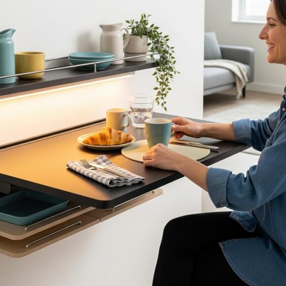 Lepointdujour.fr - Table Ikea gain de place: transforme un petit espace en coin repas stylé en un geste