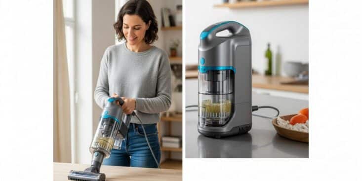 Lepointdujour.fr - Aspirateur Lidl Silvercrest 2-en-1: noté 4,4/5, 89,99 €, il simplifie le ménage et offre une autonomie confortable