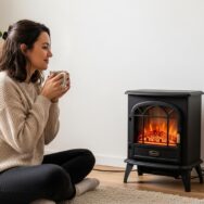 Lepointdujour.fr - Cheminée électrique à 50 € chez Lidl: charme rétro et vraie chaleur pour le salon