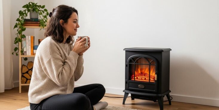 Lepointdujour.fr - Cheminée électrique à 50 € chez Lidl: charme rétro et vraie chaleur pour le salon