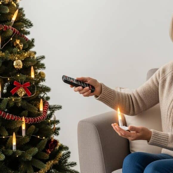 Lepointdujour.fr - Lidl sécurise le sapin de Noël avec une innovation qui remplace les bougies, sans danger
