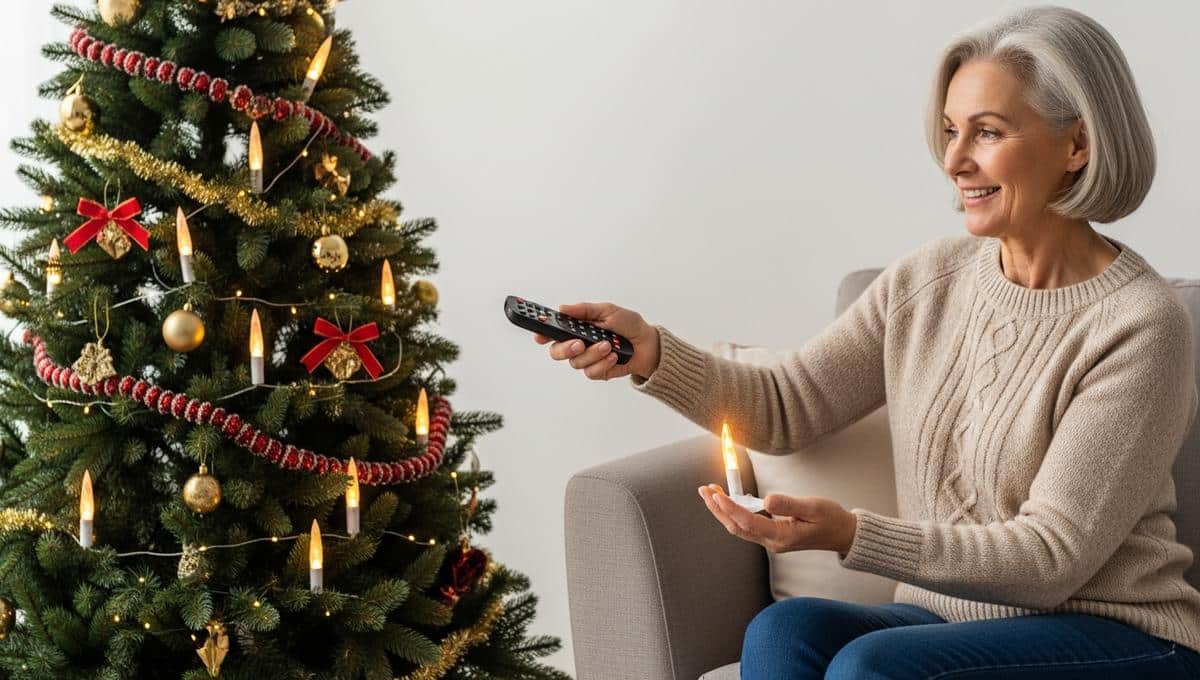 Lepointdujour.fr - Lidl sécurise le sapin de Noël avec une innovation qui remplace les bougies, sans danger