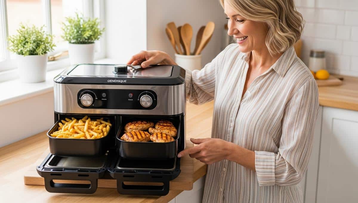 Lepointdujour.fr - Airfryer Masterpro: 47 % de réduction chez Lidl, double compartiment pour des dîners rapides sans effort