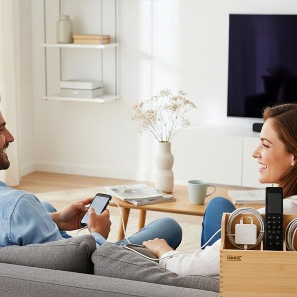 Lepointdujour.fr - Boîte IKEA minimaliste: la solution design qui organise vos câbles sans ruiner votre déco