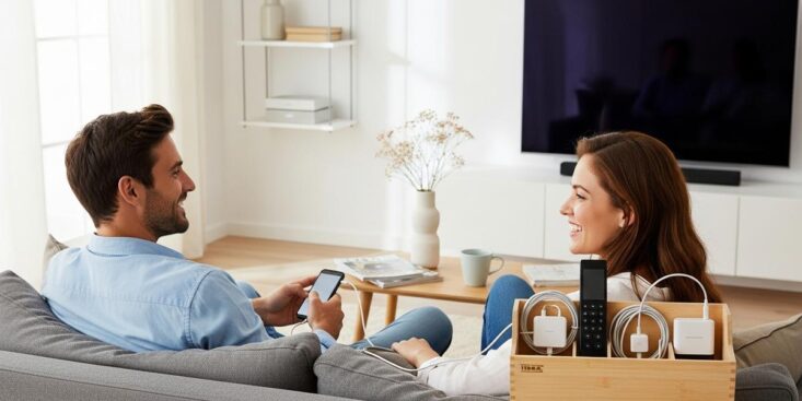 Lepointdujour.fr - Boîte IKEA minimaliste: la solution design qui organise vos câbles sans ruiner votre déco