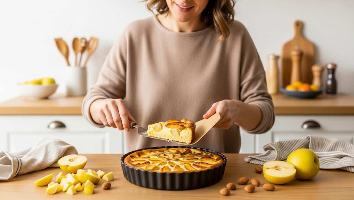 Lepointdujour.fr - Clafoutis pommes-amandes léger : la recette familiale qui réconcilie gourmandise et ligne