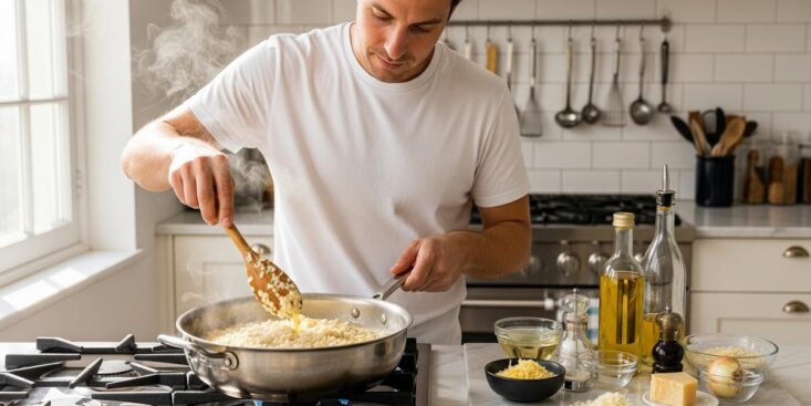 Lepointdujour.fr - Risotto crémeux: le chef italien Toni Muzi livre ses secrets pour le réussir à la perfection