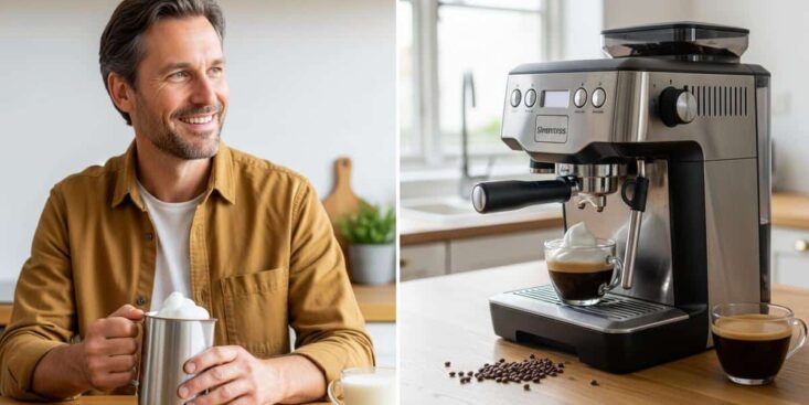 Lepointdujour.fr - Lidl Silvercrest: la machine à café avec buse vapeur passe à -25 % pour des cappuccinos maison