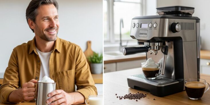 Lepointdujour.fr - Lidl Silvercrest: la machine à café avec buse vapeur passe à -25 % pour des cappuccinos maison
