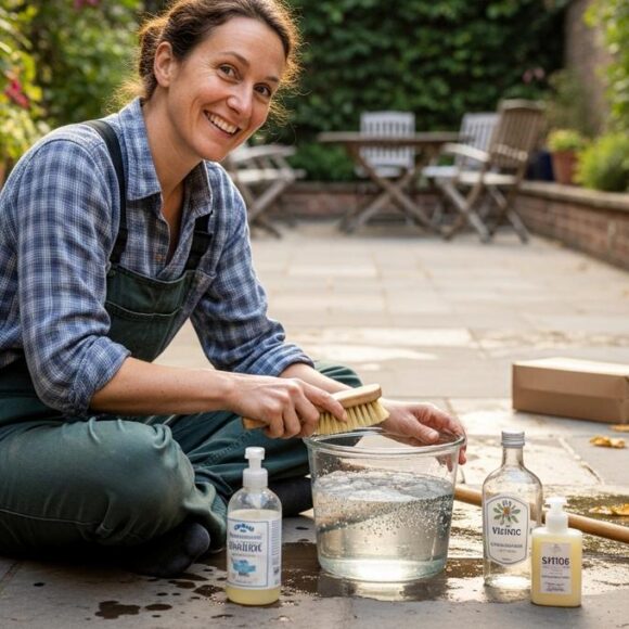 Lepointdujour.fr - Vinaigre blanc ravive votre patio: mélange facile et astuces, sans produits chimiques ni gros budget