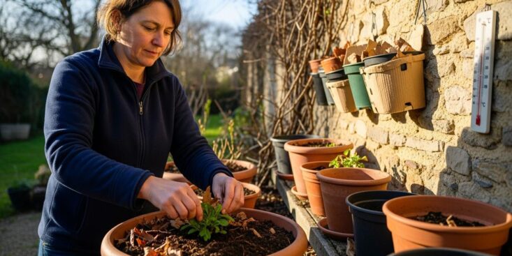 Lepointdujour.fr - Gel dans les pots : la méthode 0 € simple qui protège vos plantes tout l’hiver