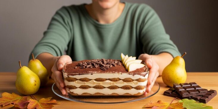 Lepointdujour.fr - Tiramisu poire sans four: le dessert d’automne ultra frais et crémeux