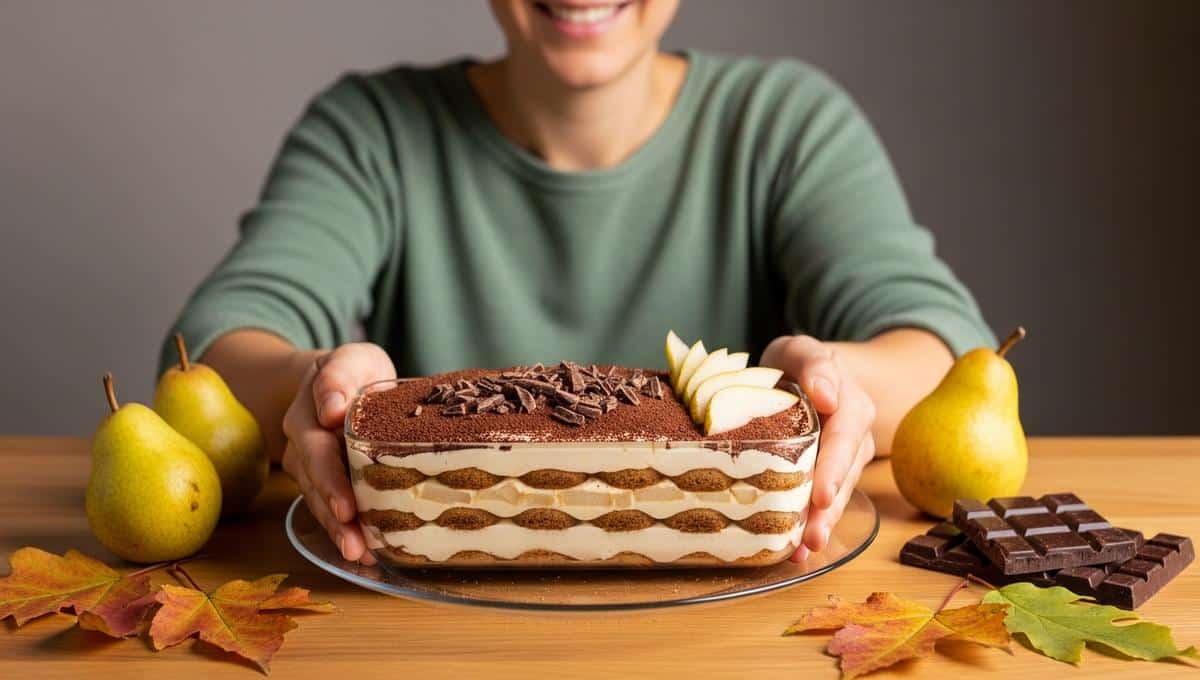 Lepointdujour.fr - Tiramisu poire sans four: le dessert d’automne ultra frais et crémeux