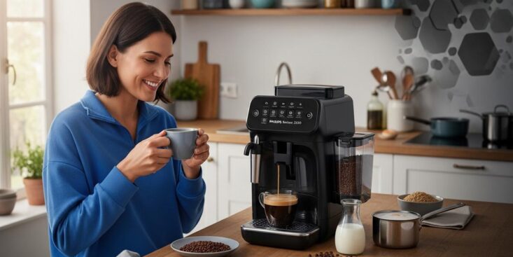 Soonnight - Philips Series 2200 EP2220: la machine à café automatique avec broyeur passe à 213,99 € pour le Black Friday 2025