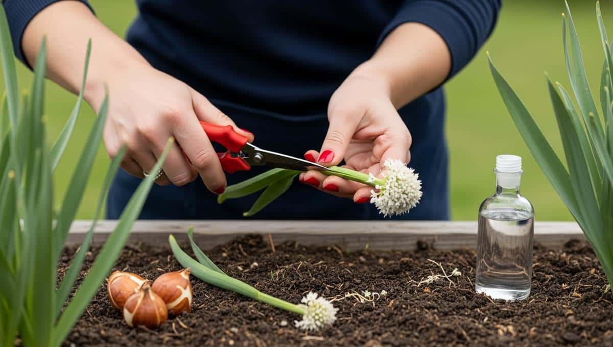 Soonnight - Ail : coupez la hampe florale au printemps pour des bulbes plus gros à la récolte