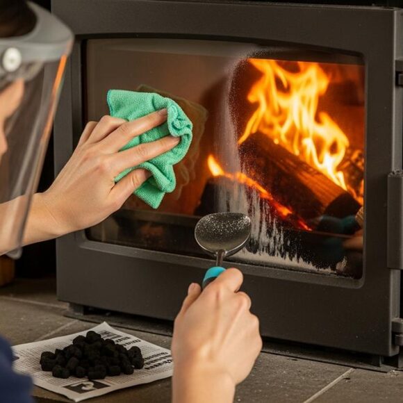 Soonnight - Vitre du poêle ou insert propre tout l’hiver : 3 solutions efficaces pour éviter des heures de récurage