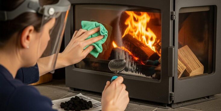 Soonnight - Vitre du poêle ou insert propre tout l’hiver : 3 solutions efficaces pour éviter des heures de récurage