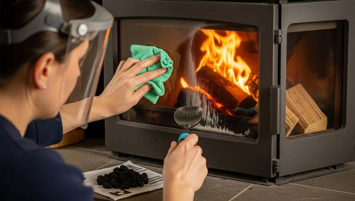 Soonnight - Vitre du poêle ou insert propre tout l’hiver : 3 solutions efficaces pour éviter des heures de récurage