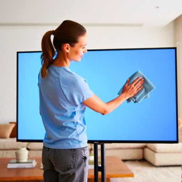 Écran de télévision : cette astuce le rend comme neuf sans détergent ni désinfectant