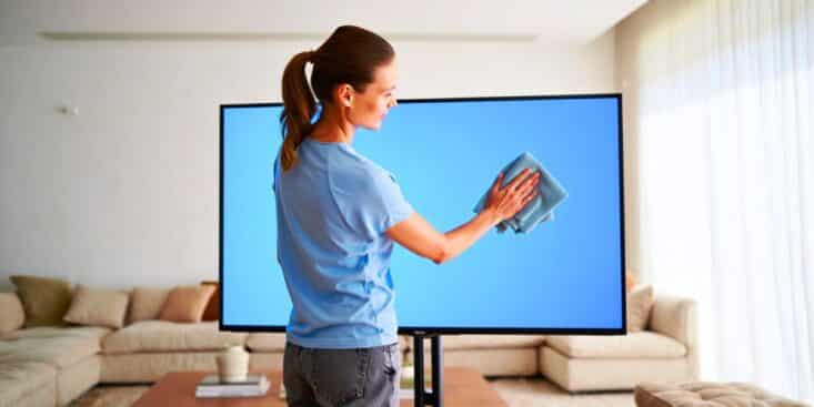 Écran de télévision : cette astuce le rend comme neuf sans détergent ni désinfectant