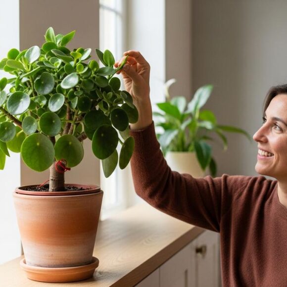 Soonnight - Arbre de jade: placez-le au sud-est pour attirer richesse et bonheur selon le Feng Shui