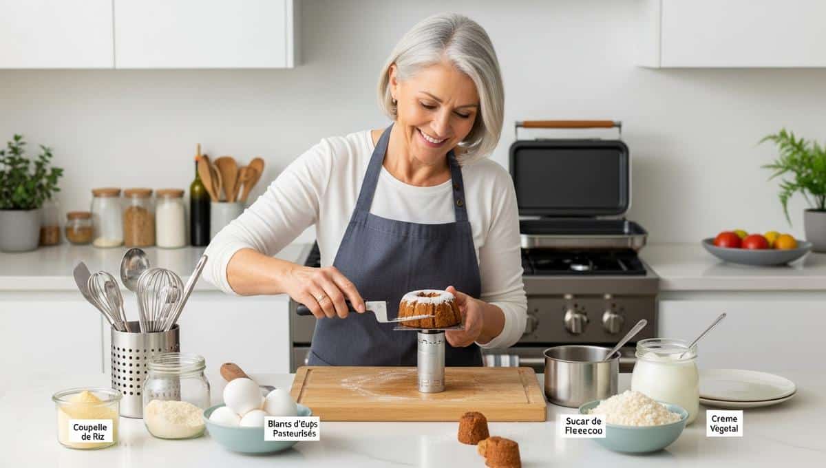 Soonnight - Recette de bûche de Noël sans gluten ni lactose: légère, sans beurre, prête en 25 min avec 4 ingrédients