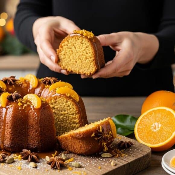 Soonnight - Gâteau à l’orange ultra moelleux imbibé de sirop et d’épices détrône la bûche au réveillon de Noël