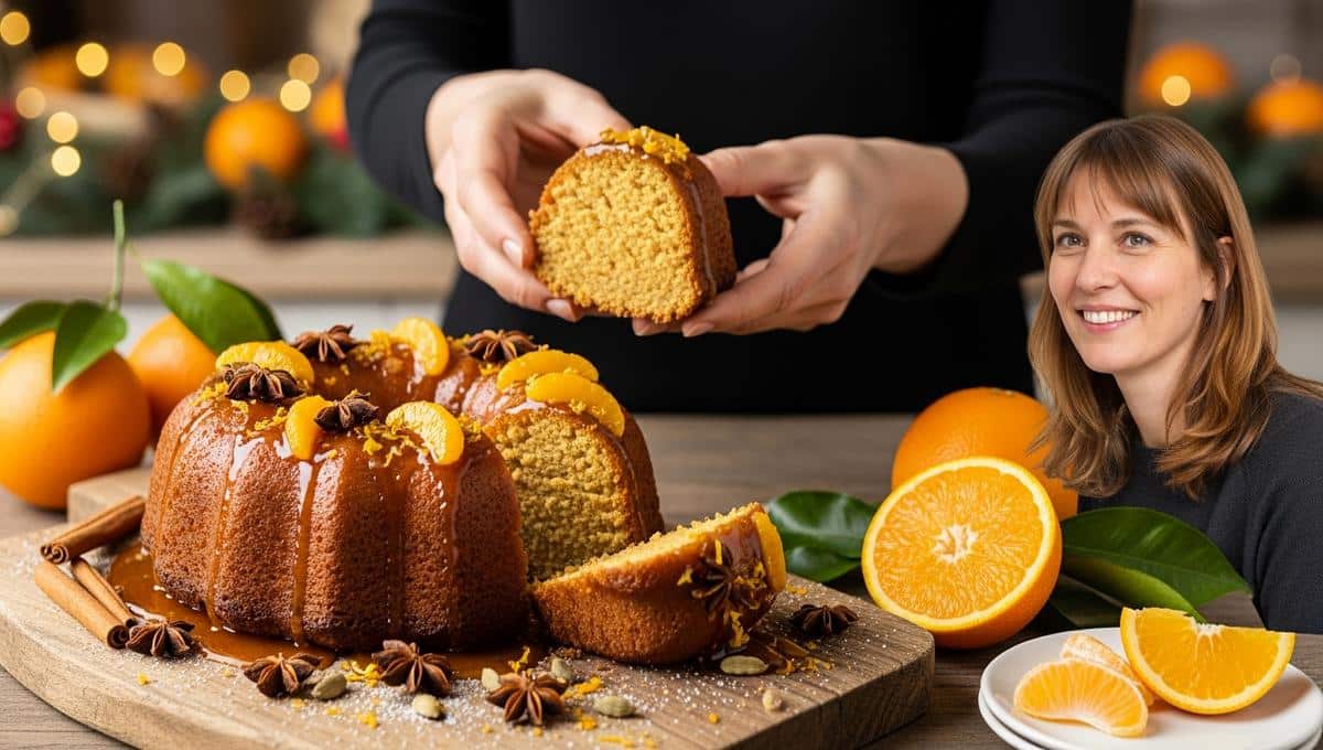 Soonnight - Gâteau à l’orange ultra moelleux imbibé de sirop et d’épices détrône la bûche au réveillon de Noël