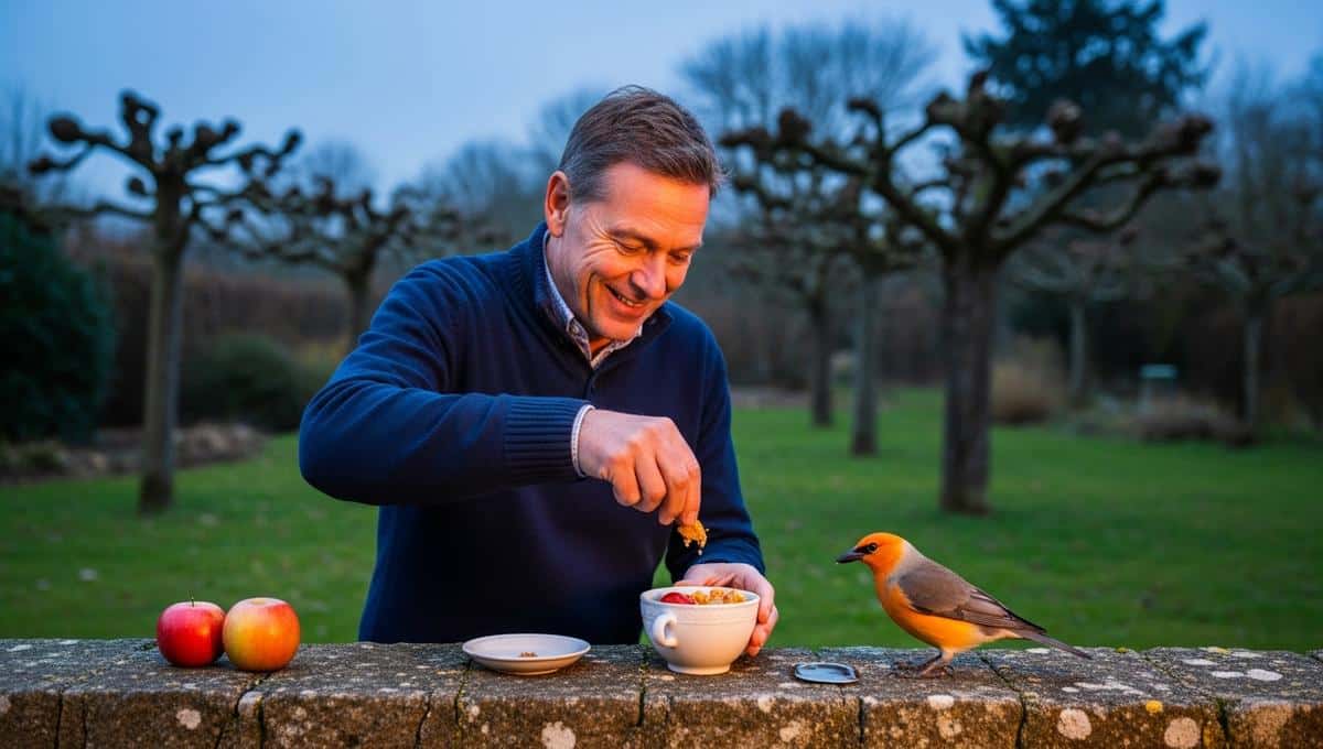 Soonnight - Rouges-gorges au jardin: ce soir, mettez cet aliment à 3 centimes dehors, souvent oublié, pour les attirer tout l’hiver