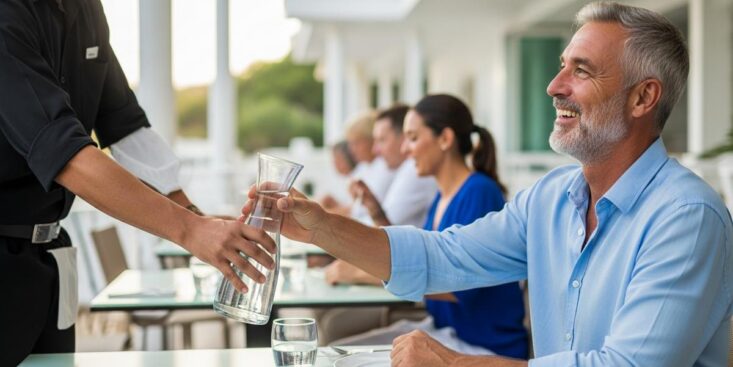 Soonnight - Restaurant: l’eau du robinet doit être gratuite, voici ce que la loi impose depuis 2022