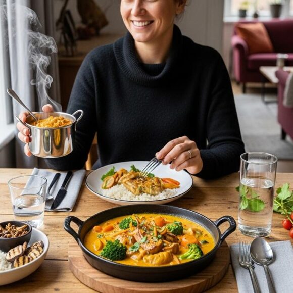Soonnight - Curry coco: la recette simple qui réchauffe novembre et transforme un dîner en moment cosy avec un secret d’équilibre parfumé